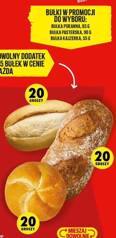 Bułka poranna +2 warianty