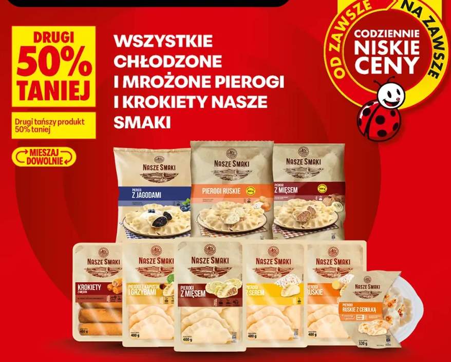Pierogi mrożone z jagodami Nasze Smaki +8 wariantów