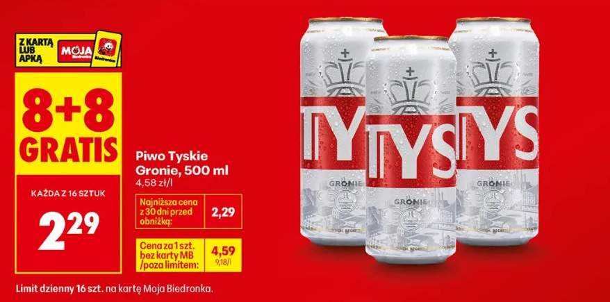 Piwo Tyskie Gronie