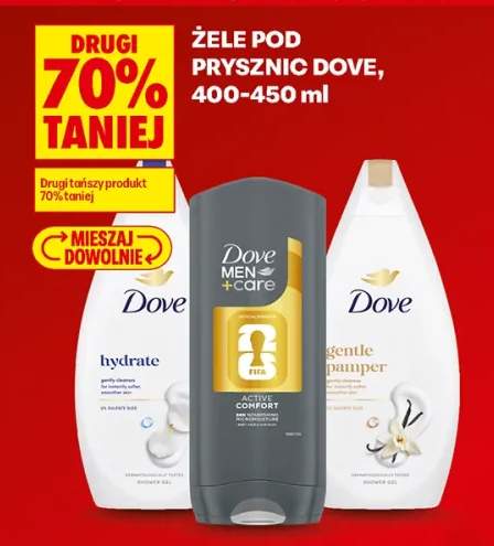 Żel pod prysznic Dove Hydrate +2 warianty
