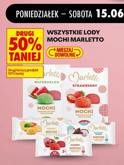 Lody Mochi arbuzowe Marletto +4 warianty