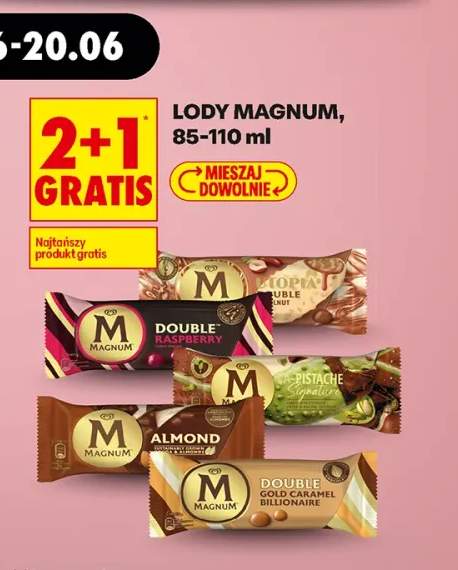 Lody Magnum Double Raspberry +4 warianty