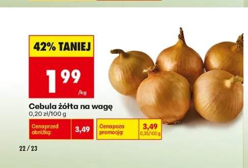 Cebula żółta na wagę