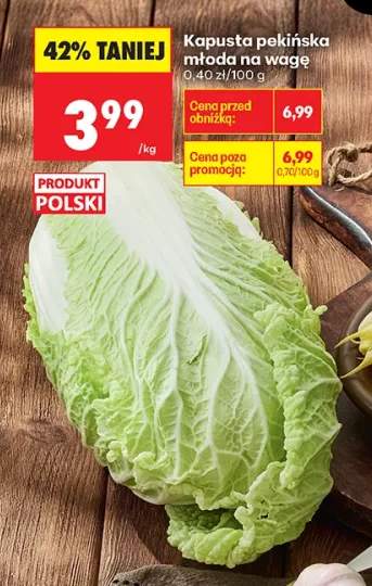 Kapusta pekińska młoda polska