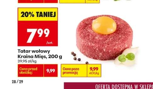 Tatar wołowy Kraina Mięs
