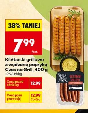Kiełbaski grillowe z wędzoną papryką Czas na Grill
