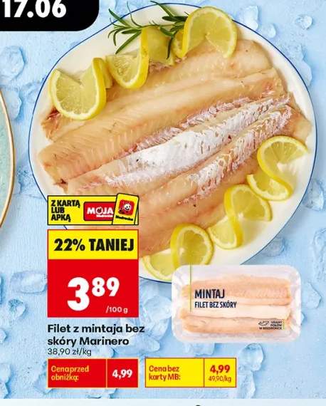 Filet z mintaja bez skóry Marinero