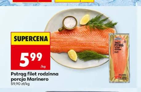 Pstrąg filet rodzinna porcja Marinero