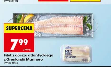 Filet z dorsza atlantyckiego z Grenlandii Marinero