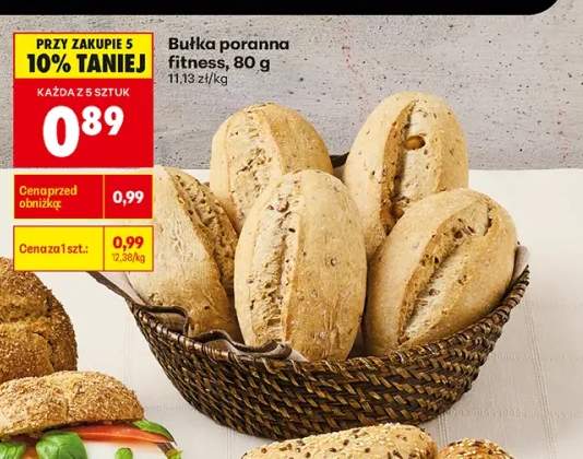 Bułka poranna fitness