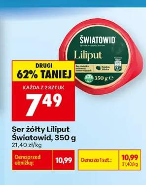 Ser żółty Liliput Światowid