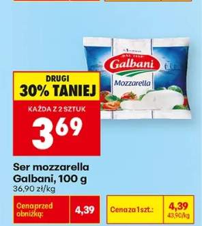 Ser mozzarella Galbani