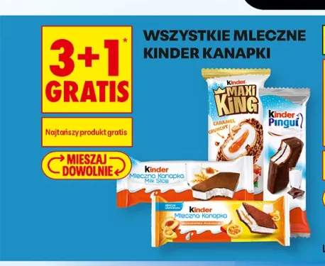 Baton chłodzony Kinder Maxi King +3 warianty