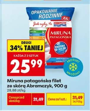 Miruna patagońska filet ze skórą Abramczyk
