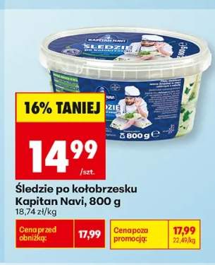 Śledzie po kołobrzesku Kapitan Navi
