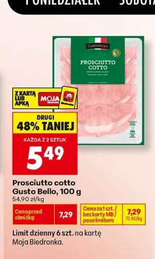 Prosciutto cotto Gusto Bello