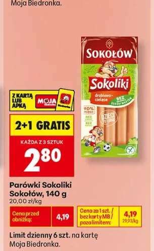 Parówki Sokoliki Sokołów