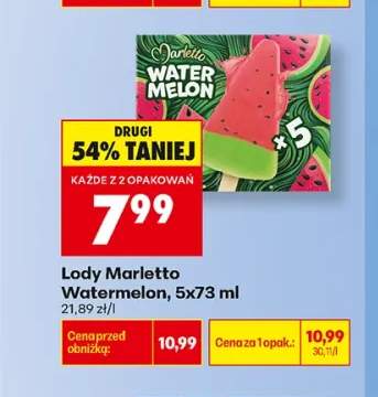 Lody Marletto Watermelon 5-pak