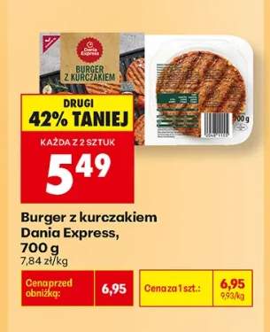 Burger z kurczakiem Dania Express