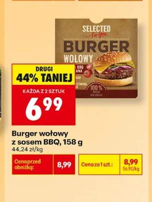 Burger wołowy z sosem BBQ Selected For You