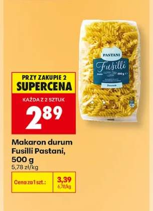 Makaron durum Fusilli Pastani