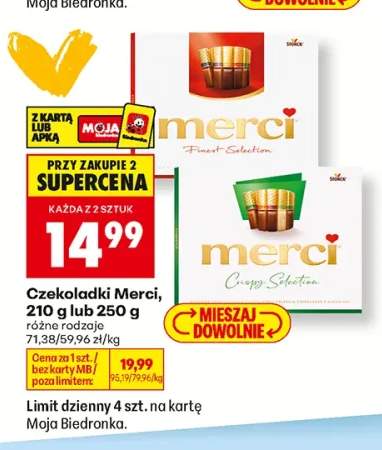 Czekoladki Merci Finest Selection +1 wariant