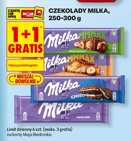 Czekolada Milka MMMAX Whole Hazelnuts +3 warianty
