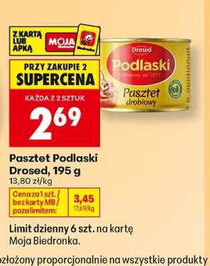 Pasztet drobiowy Podlaski Drosed