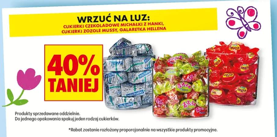 Cukierki czekoladowe Michałki z Hanki +2 warianty