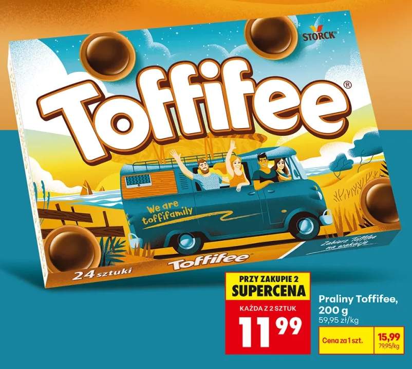 Praliny Toffifee
