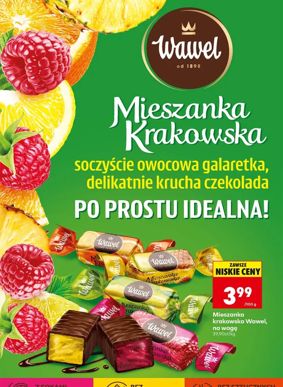 Galaretki w czekoladzie Mieszanka Krakowska Wawel