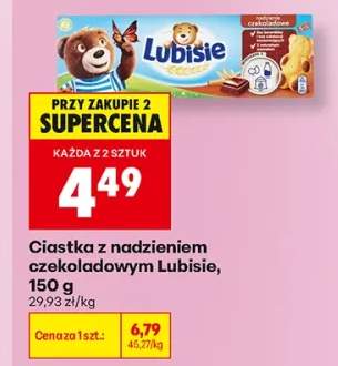 Ciastka z nadzieniem czekoladowym Lubisie