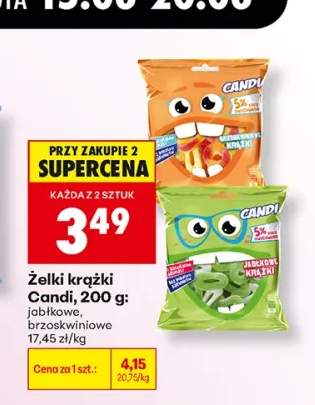 Żelki krążki jabłkowe Candi +1 wariant