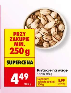 Pistacje na wagę
