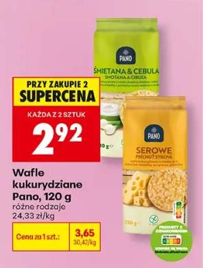 Wafle kukurydziane Pano