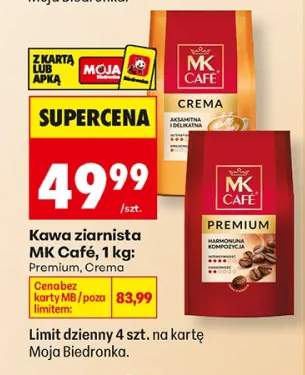 Kawa ziarnista MK Café Premium +1 wariant