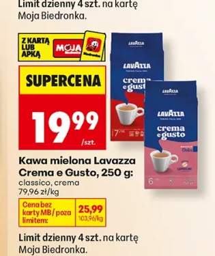 Kawa mielona Lavazza Crema e Gusto Classico +1 wariant