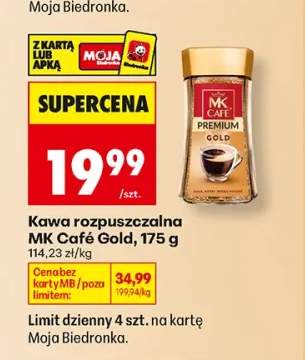 Kawa rozpuszczalna MK Café Gold