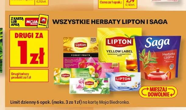 Herbaty Lipton i Saga