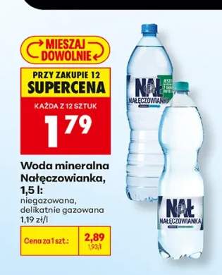 Woda mineralna Nałęczowianka niegazowana +1 wariant