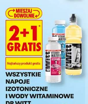 Napoje izotoniczne i wody witaminowe Dr Witt