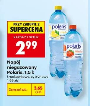 Napój niegazowany Polaris truskawkowy +1 wariant