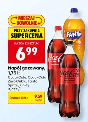 Napój gazowany Coca-Cola +4 warianty