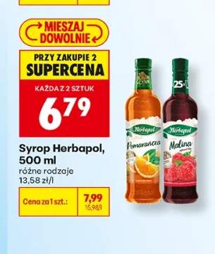 Syrop Herbapol Pomarańcza +1 wariant