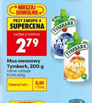 Mus owocowy Tymbark Jabłko Banan +1 wariant