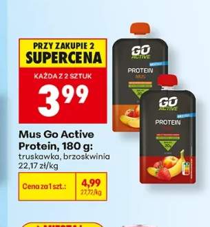 Mus Go Active Protein truskawka +1 wariant