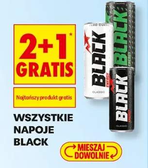 Napój energetyczny Black Classic +1 wariant
