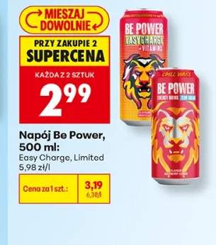 Napój energetyczny Be Power Limited +1 wariant