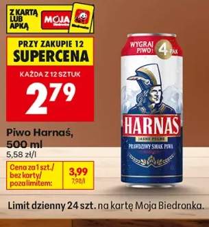 Piwo Harnaś Jasne Pełne
