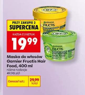 Maska do włosów Garnier Fructis Hair Food Banana +1 wariant